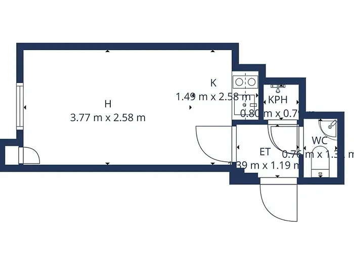 Apartment Viihtyisae Yksioe Mannerheimintiellae, *